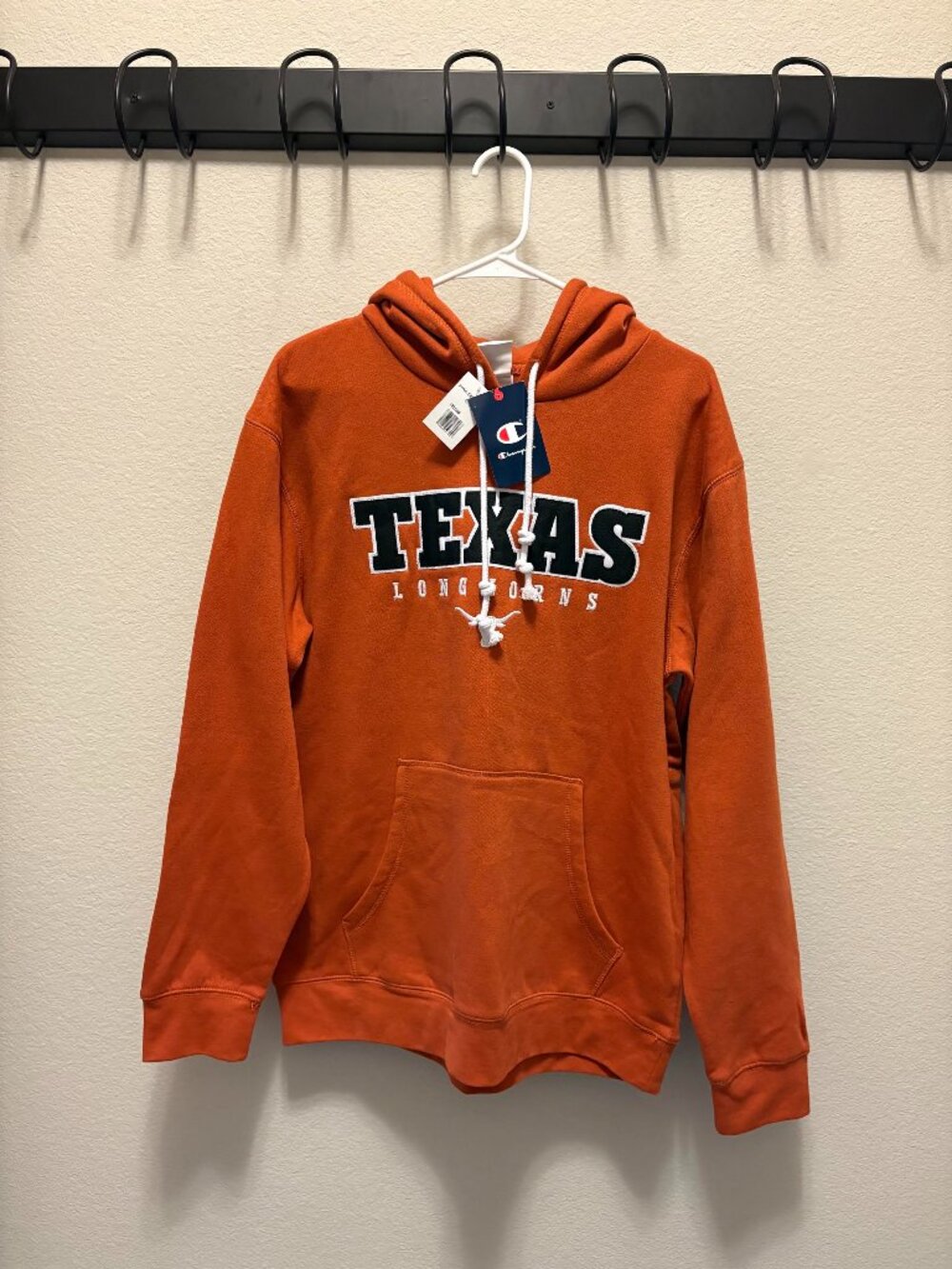 NEW Champion University of Texas UT Longhorns Hoodie - Burnt Orange - Large